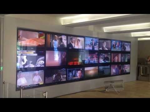 Гефест Проекция доработала видеостену на входную группу центрального офиса ВГТРК